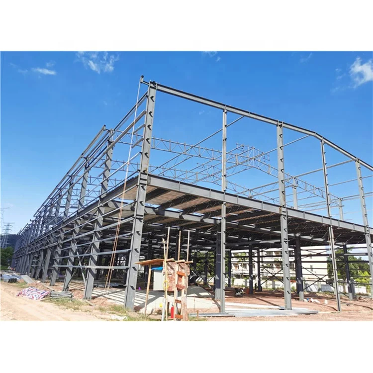 Q235 และ Q345 โรงงานสแตนเลอร์สแตนเดอร์ แซนวิชแพนลท์ โครงสร้างกรอบเหล็ก