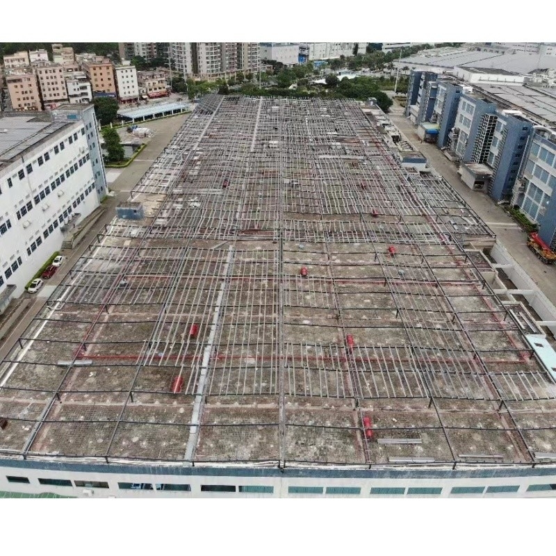 โครงการไฟฟ้าไฟฟ้าระยะยาว แบบโครงสร้างเหล็กทรง H แบบสะพาน