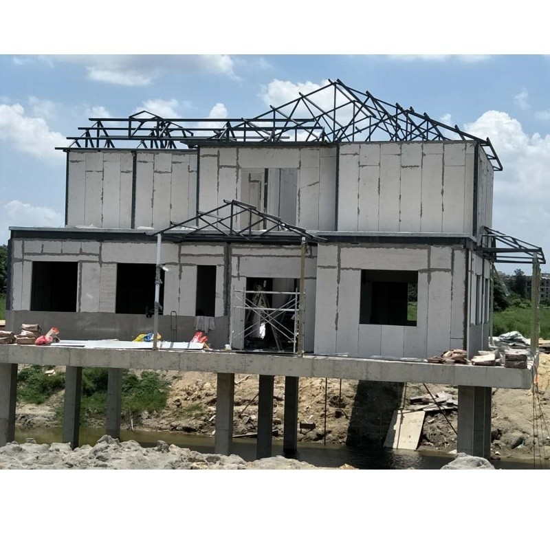 CHINA HOT SELLING STEEL STRUCTURE PREFAB รีสอร์ท คอเทจ สวน คาบิน KIT MINI บ้านกรอบเล็ก