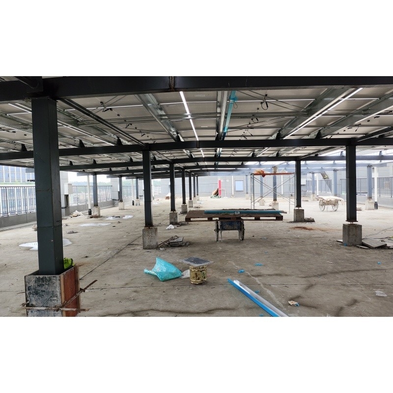 Q235Z โครงสร้างเหล็ก โครงสร้างเหล็กสําหรับการติดตั้ง ระบบพลังงานแสงอาทิตย์ โครงสร้างโครงสร้างเหล็กช่าง
