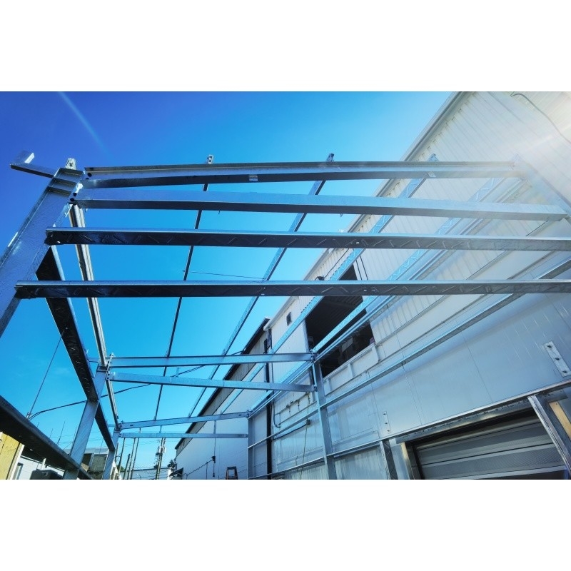 โครงสร้างเหล็กเบา Prefab โครงสร้างเหล็ก โครงสร้างเหล็ก โครงสร้างเหล็ก สําหรับโกดังกระบวนร้อน