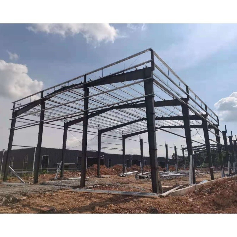 Hot Dip Galvanized ร่างเหล็กกันความชื้น สร้างเรือนกระจกสําหรับผัก