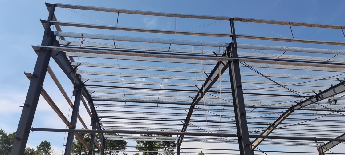 Hot Dip Galvanized ร่างเหล็กกันความชื้น สร้างเรือนกระจกสําหรับผัก