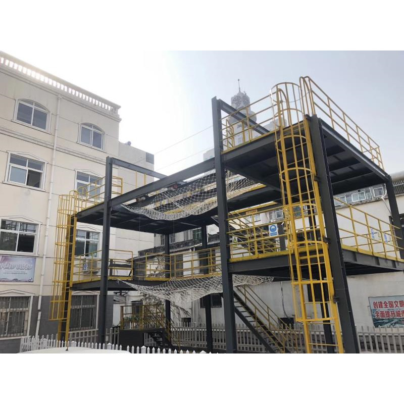 โครงสร้างเหล็ก Mezzanine Floor Warehouse โพลตฟอร์มเหล็กภายใน Mezzanine สําหรับโกดัง