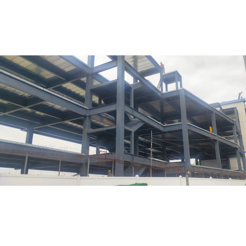 โครงสร้างเหล็ก Mezzanine Floor Warehouse โพลตฟอร์มเหล็กภายใน Mezzanine สําหรับโกดัง