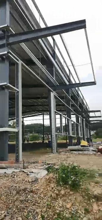 ประเภทใหม่ ของอาคาร Prefabricated โครงสร้างเหล็ก สร้าง Prefab โรงงาน