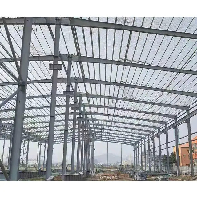โครงสร้างโครงสร้างเหล็ก Q355B เหล็กคาร์บอนต่ํา มีประเภทรากฐานคอนกรีต