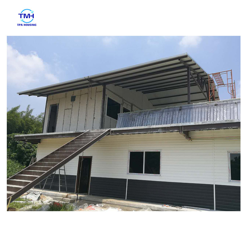 บ้านเตรียมพร้อมสําหรับวิลล่า คุณภาพดี สแตนเลสเบา ประกอบง่าย 2 ชั้น