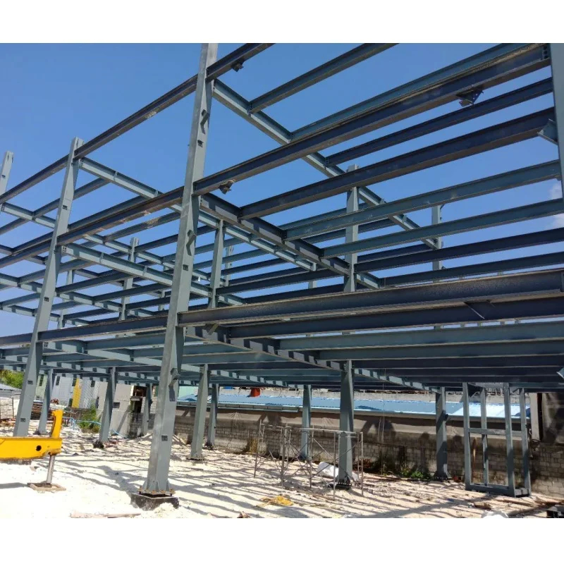 บ้านเหล็ก Prefab กันไฟสูง สําหรับ OEM 100/50 มม ALC แผ่น / WPC บอร์ด / สายใย Cem ผนังภายนอกรวม