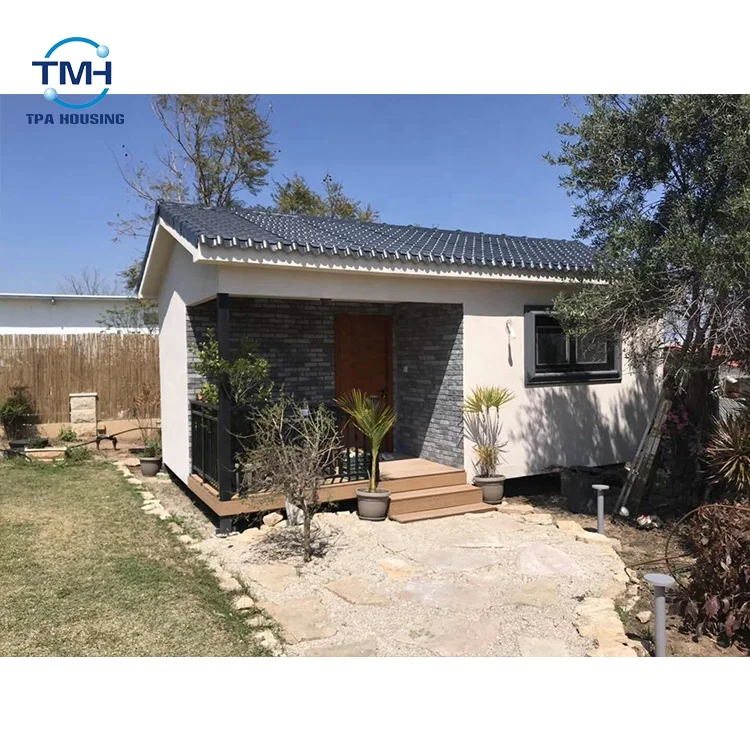 บ้านสแตนเลส Prefab บ้านสแตนเลส H-Frame และผนังภายนอก 100/50 มม ALC Panel